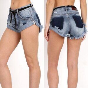One X One Teaspoon | Royale Bandits Denim Shorts | Size 29